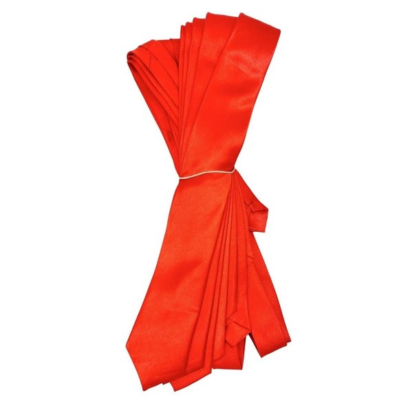 Fifty Shades of Gray Neckties Set of 5 Red Satin NEW - Picture 1 of 3